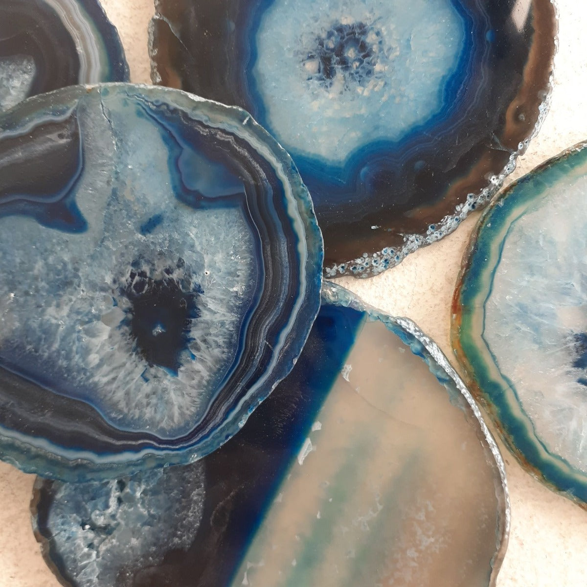 Agate Slice - Blue 8-10cm Agate Slice - Blue 8-10cm